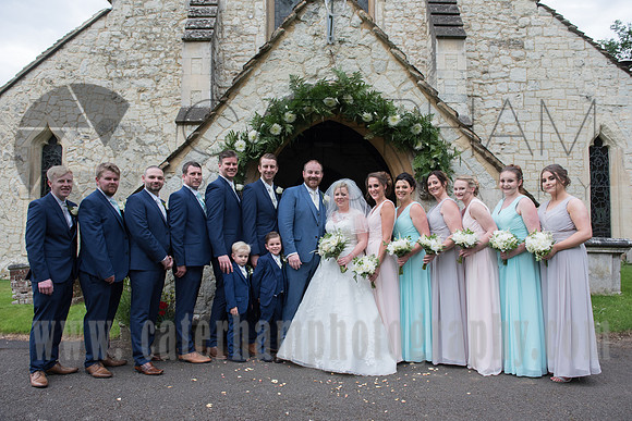 Surrey Wedding Venue, Surrey Wedding Photographer, St Michael's Church, Church Wedding Wedding Party