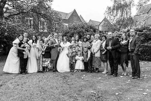 Surrey Wedding Photographer, Surrey Wedding Venue, Coulsdon Manor, Group Shot