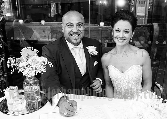 Surrey wedding photographer Coltsford Mill Wedding oxted
