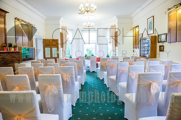 Tyrrells Wood Golf Club, Surrey Wedding Photographer, Surrey Weddings, Wedding Venue, Ceremony Room