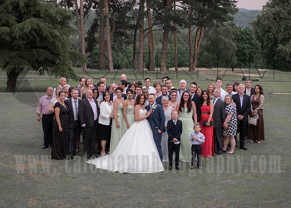 Surrey wedding photographer / selsdon park hotel wedding the bridal group altogether 35