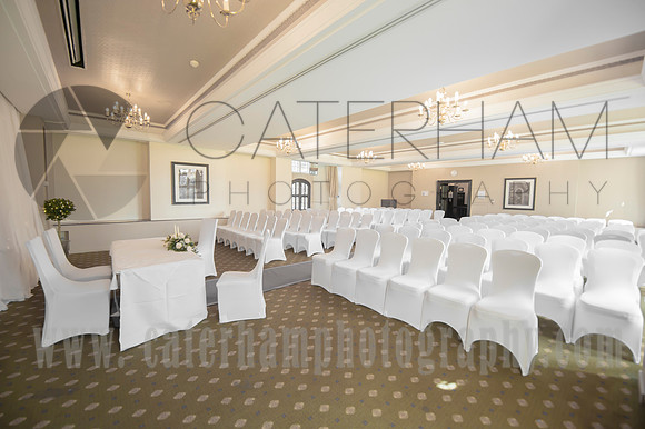 Surrey wedding photographer / selsdon park hotel wedding the ceremony room 41
