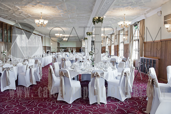 Surrey wedding photographer / selsdon park hotel wedding set up for breakfast 43