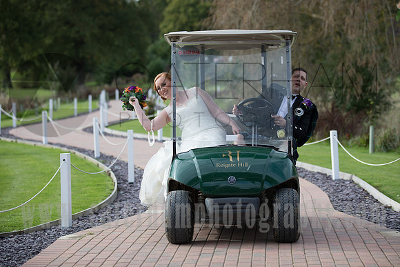 Surrey wedding photographer reigate hill golf club weddings