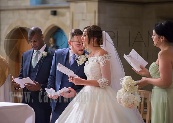 Surrey wedding photographer Wedding sacred heart Caterham