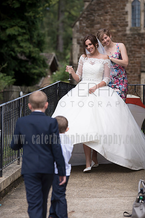 Surrey wedding photographer Wedding sacred heart Caterham