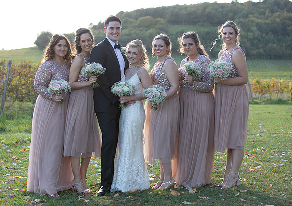 Surrey wedding photographer Denbies Wine Estate Dorking Wedding