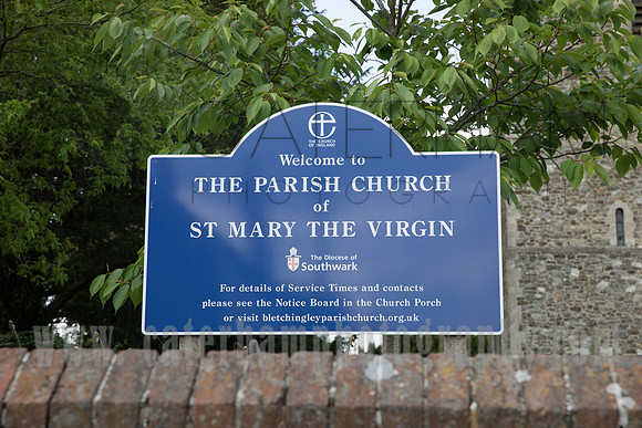 Church Sign, St Mary the Virgin, Bletchingley, Surrey Wedding Photographer, Wedding Photography