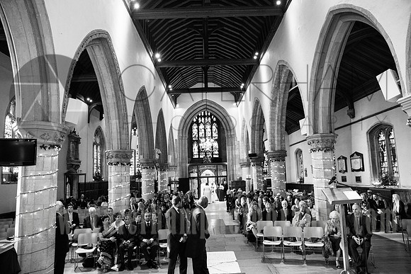 Surrey wedding photographer St Mary Church Reigate Weddings