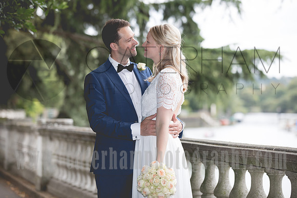 York House Twickenham Registry Office, London Wedding Venue, London Wedding Photographer, Bride and Groom