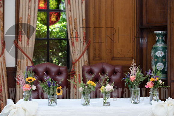 Top Table, Register Table, Table Decoration, Floral Display, Pennyhill Park, Surrey Wedding Photographer, Hotel Wedding Photographer, Wedding Photography