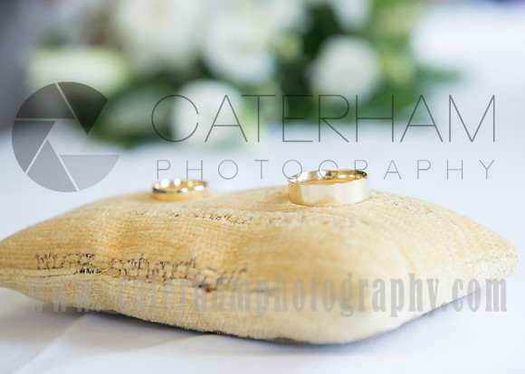 woldingham golf club wedding the rings are ready  115