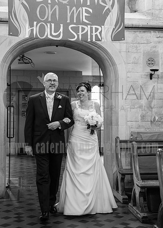 Surrey wedding photographer sacred heart church caterham