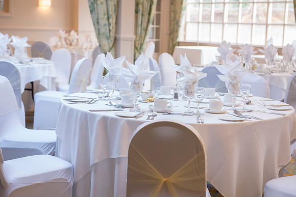 Surrey wedding photographer / Wedding venue Reigate /  The wedding tables