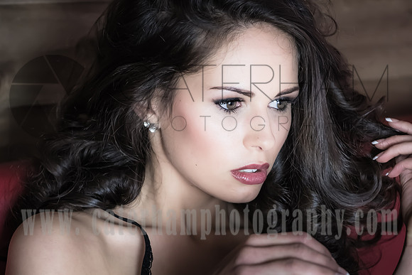 surrey wedding photographer-boudoir photographer- woman looking away from camera