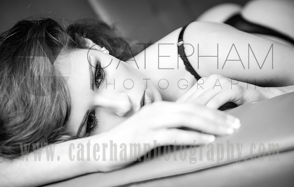 surrey wedding photographer-boudoir photography- laying head on arm